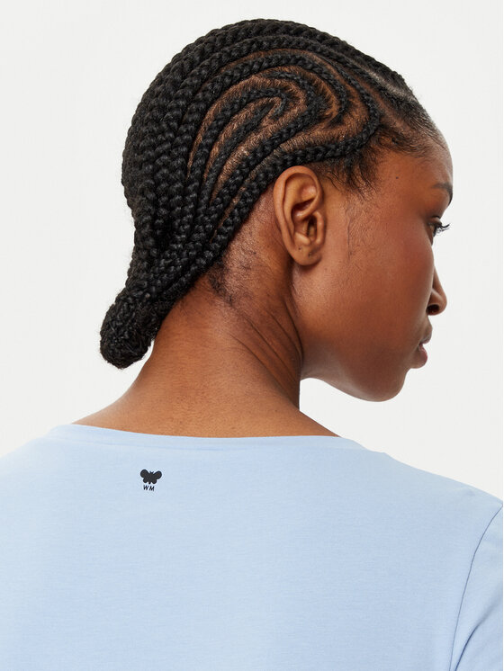 Weekend Max Mara Weekend Max Mara T-shirt Multib 2515971011 Celeste Regular Fit