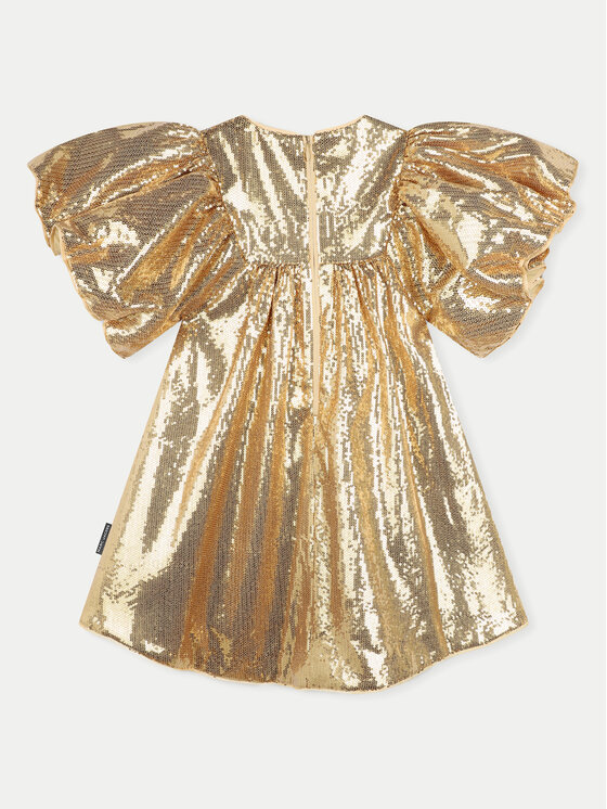 Marc Jacobs Marc Jacobs Елегантна рокля W60242 M Златист Regular Fit