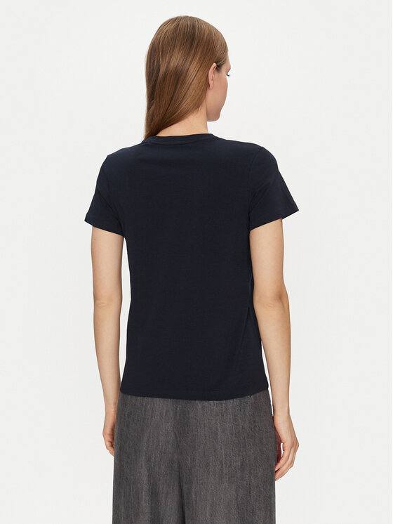 Guess Jeans Guess Jeans T-Shirt W5RI54 J1314 Tmavomodrá Regular Fit