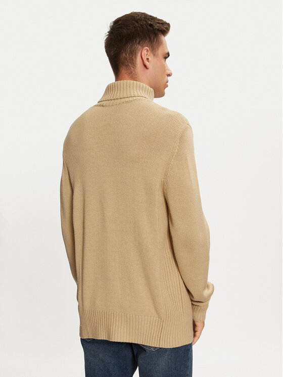 Karl Lagerfeld Jeans Karl Lagerfeld Jeans Rollkragenpullover 246D2000 Beige Regular Fit