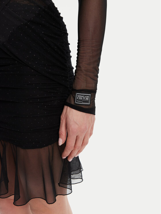 Versace Jeans Couture Versace Jeans Couture Φόρεμα κοκτέιλ 78HAO971 Μαύρο Slim Fit