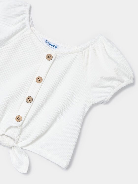 Mayoral Mayoral Majica 3086 Écru Slim Fit