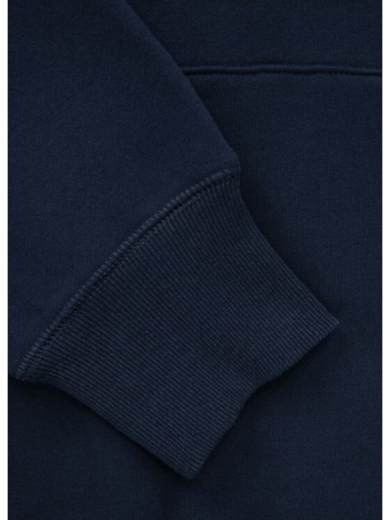 PITBULL PITBULL Bluza Bluza męska z kapturem Small Logo S Granatowy Regular Fit
