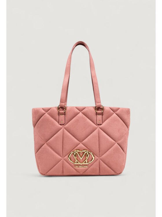 LOVE MOSCHINO LOVE MOSCHINO Σάκος BORSA VELOUR PL Ροζ