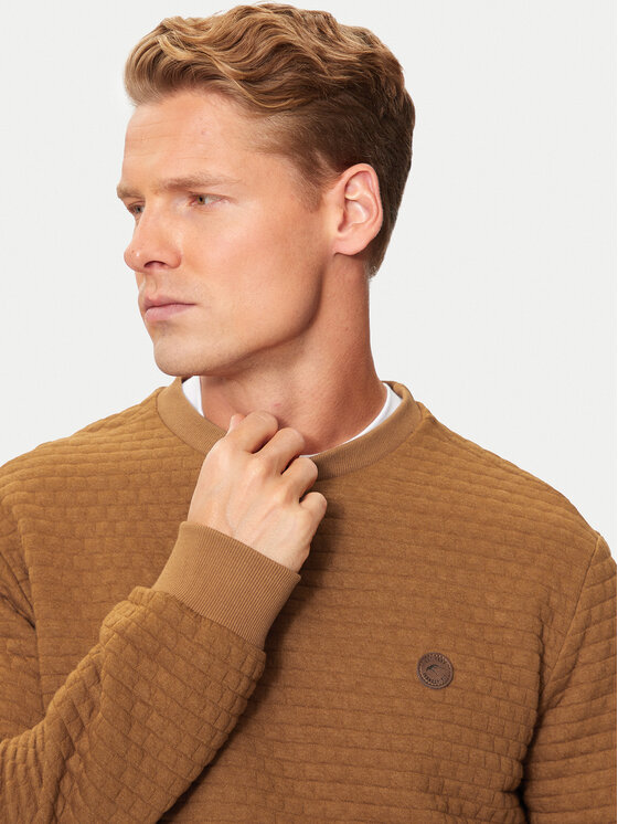 INDICODE INDICODE Felpa Dash 55-434 Marrone Regular Fit