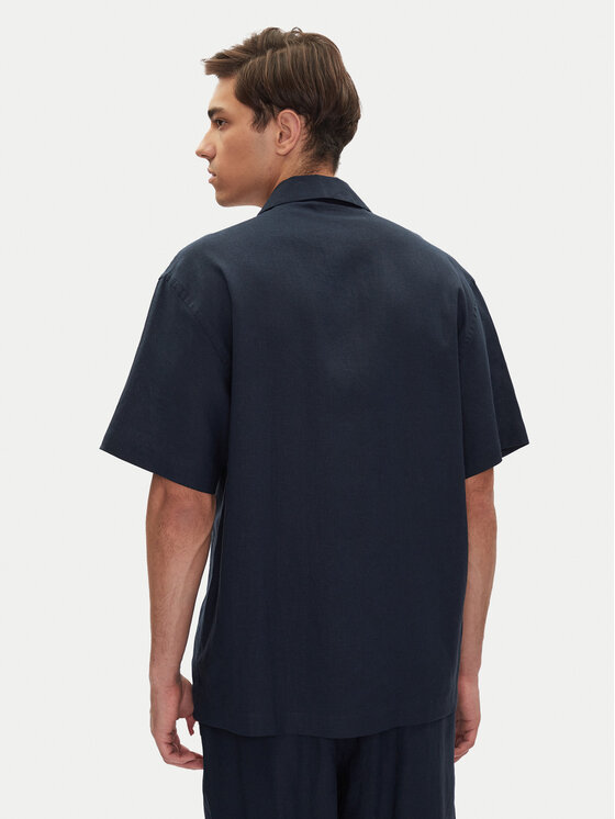 Emporio Armani Emporio Armani Camicia EM000593 AF12356 UB102 Blu scuro Regular Fit