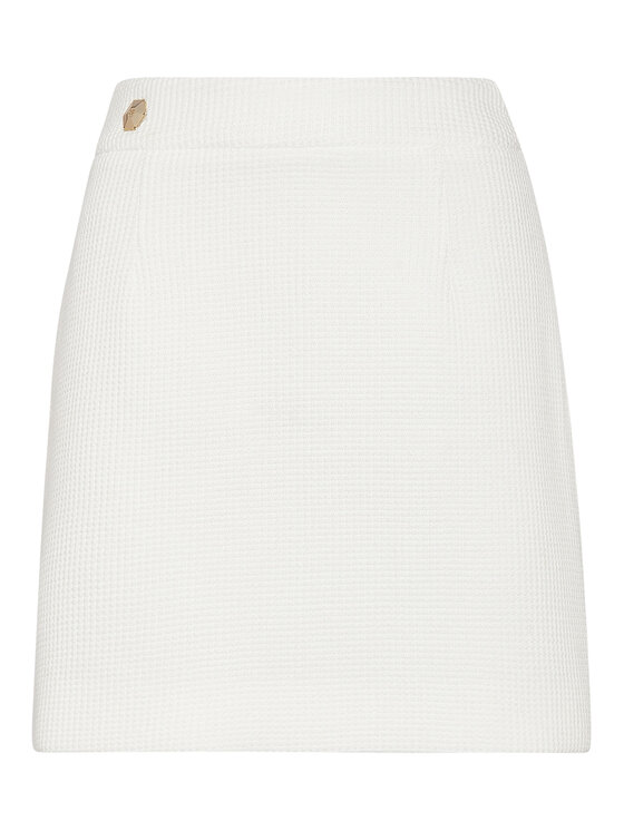 PHILIPP PLEIN PHILIPP PLEIN Spódnica mini 4349 Beżowy Short Fit