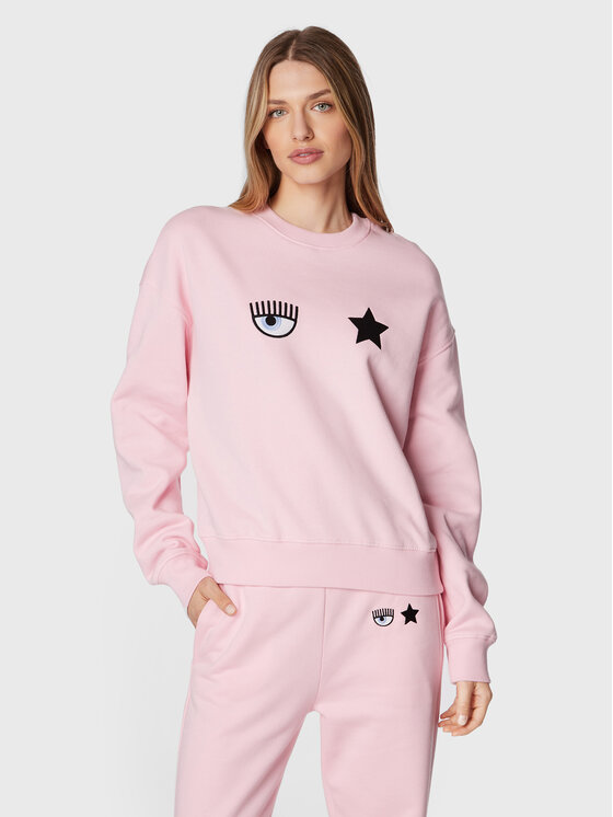 Chiara Ferragni Sweatshirt 73CBIT06 Rose Regular Fit Modivo