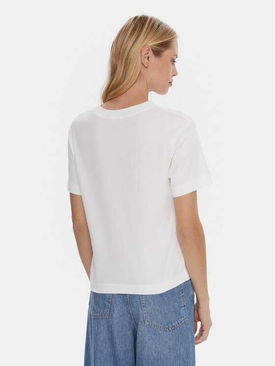 Quiksilver Quiksilver T-Shirt Essential EQWZT03196 Bílá Regular Fit