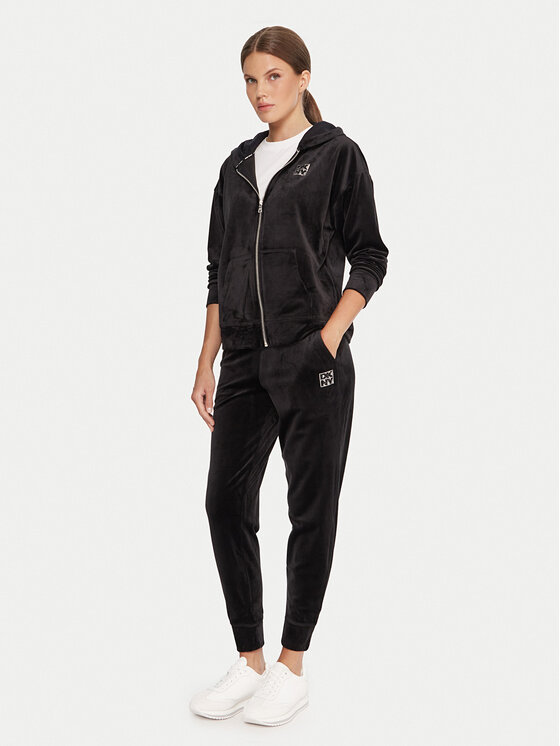 DKNY Sport DKNY Sport Mikina DP5J9642 Černá Regular Fit