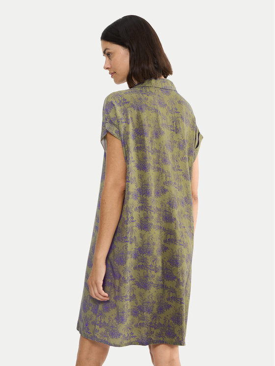 Triumph Triumph Camicia da notte Boyfriend 10222612 Verde Relaxed Fit