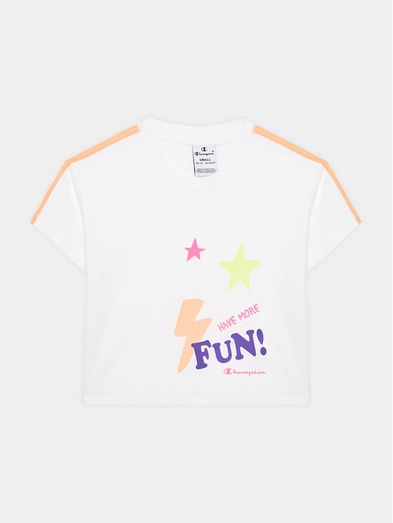 Champion Champion Set majica i hlače 404678 Bijela Regular Fit