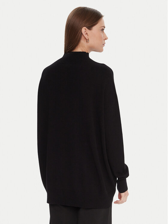 Kontatto Kontatto Maglione 3M0822C Nero Relaxed Fit