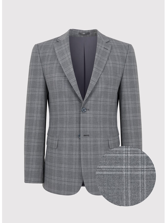 Pako Lorente Pako Lorente Marynarka P23WF-3G-003 Szary Slim Fit