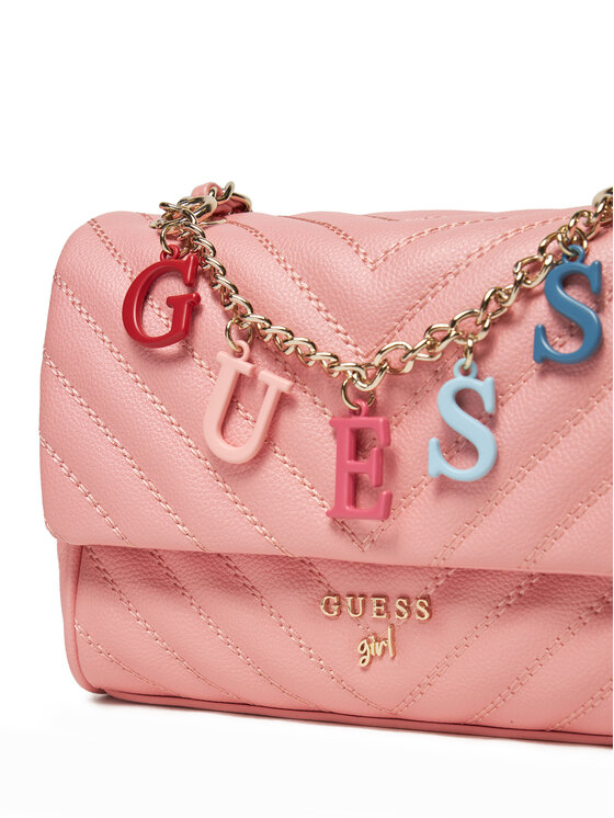 Guess Guess Дамска чанта J4YZ45 WFZL0 Розов