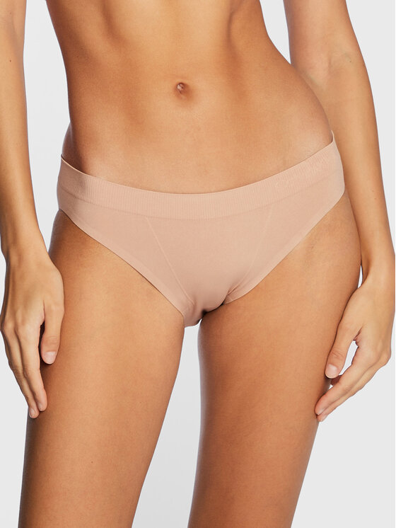 Calvin Klein Underwear Klasične Spodnje Hlačke 000QF6882E Bež