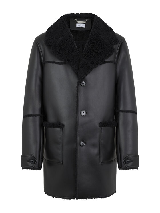 PHILIPP PLEIN PHILIPP PLEIN Cappotto invernale 28617 Nero Short Fit