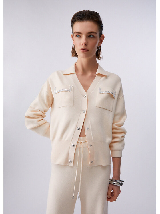 Liu Jo Liu Jo Maglione TA6041MS59LX0659 Beige Regular Fit