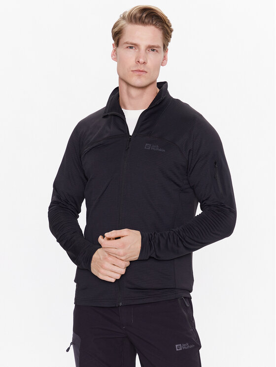 Jack Wolfskin Funkčná mikina Prelight 1711001 Čierna Regular Fit