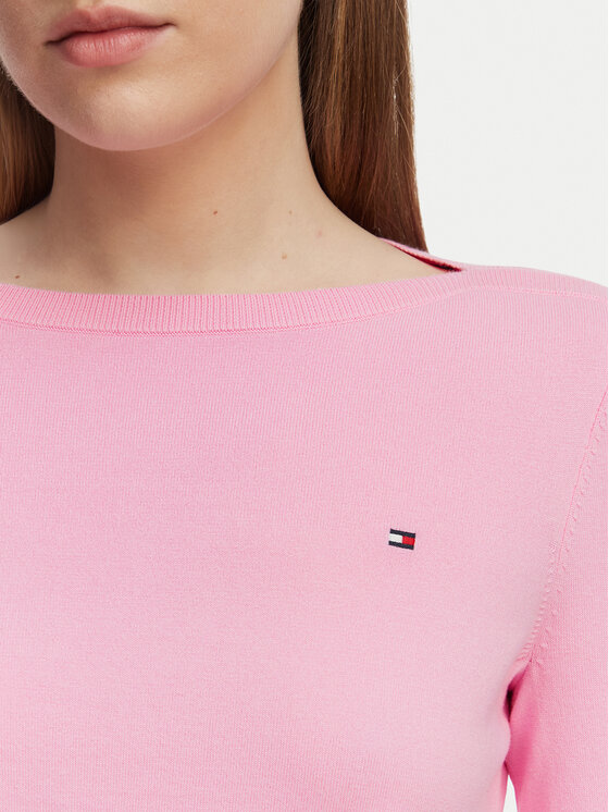 Tommy Hilfiger Tommy Hilfiger Pullover WW0WW40099 Hellrosa Regular Fit