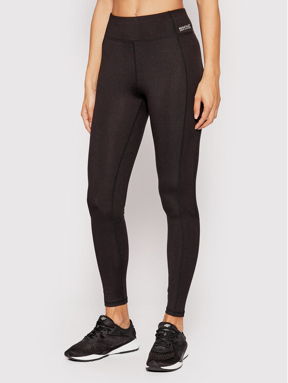 Regatta Colanți Hollen II RWJ260R Negru Slim Fit