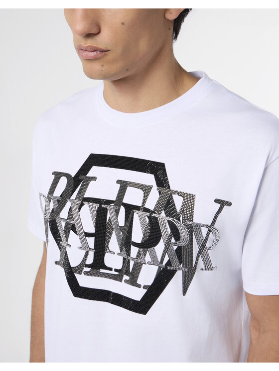 PHILIPP PLEIN PHILIPP PLEIN T-Shirt 29030 Biały Regular Fit