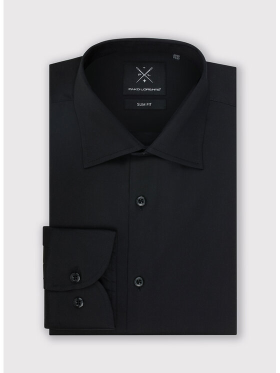 Pako Lorente Pako Lorente Koszula P000B-1X-002 Czarny Slim Fit