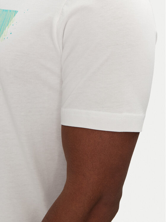 Puma Puma T-Shirt Graphics Photoprint 684836 Bílá Regular Fit