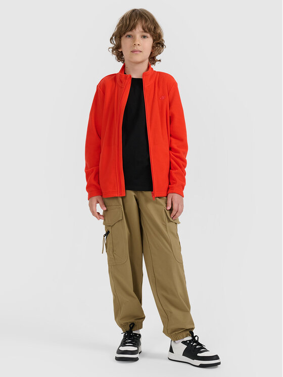 4F 4F Polar BASIC+ Czerwony Slim Fit