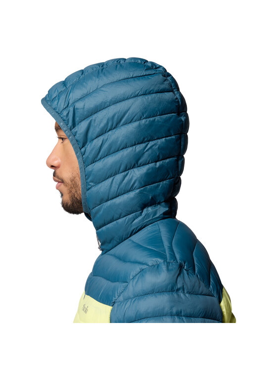 Columbia Columbia Kurtka przejściowa Powder Pass Hooded Jacket Niebieski Regular Fit