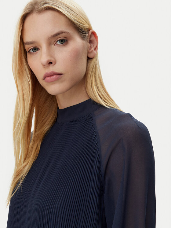 BOSS BOSS Kokteilinė suknelė Dolumi 50531542 Tamsiai mėlyna Regular Fit