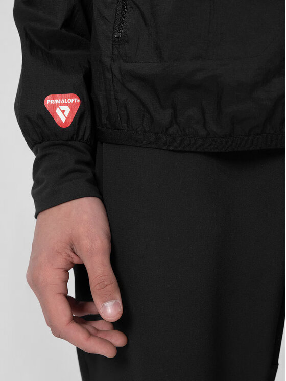 4F 4F Vatovaná bunda H4L22KUMP061-20S Čierna Regular Fit