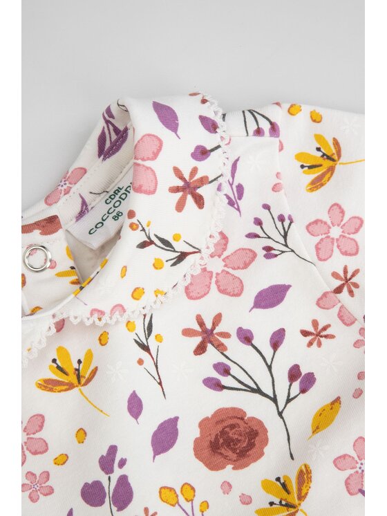 Coccodrillo Coccodrillo Každodenné šaty ZC6129101MGN-003 Krémová Regular Fit