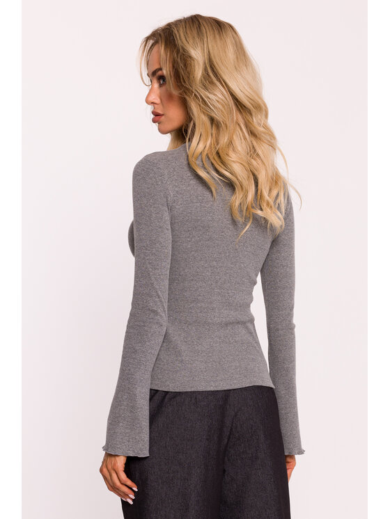 Made of Emotion Made of Emotion Blusa M806 Grigio Active Fit