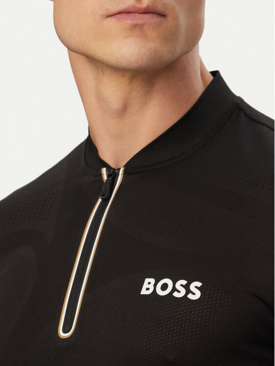 BOSS BOSS Tricou polo Serve 3 50559206 Negru Slim Fit