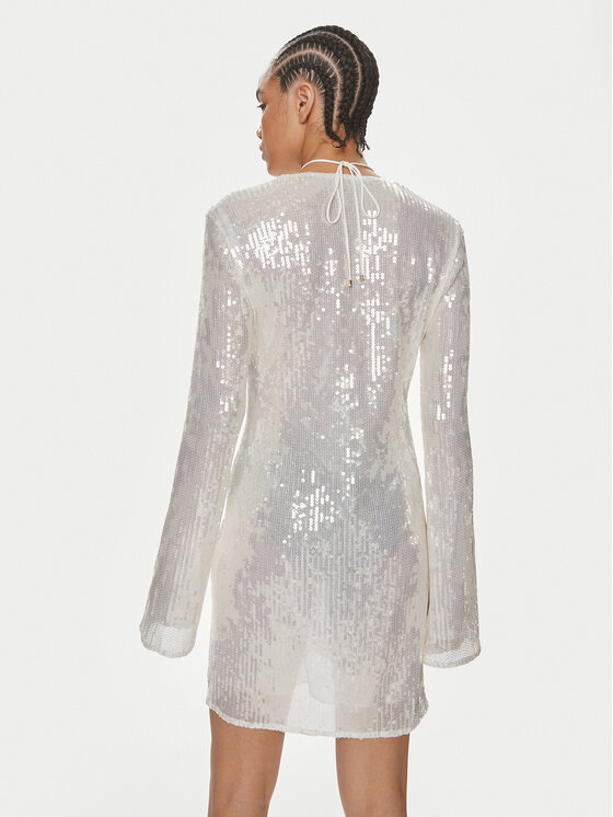 Patrizia Pepe Patrizia Pepe Коктейльна сукня 2A2709/A394-W366 Білий Regular Fit