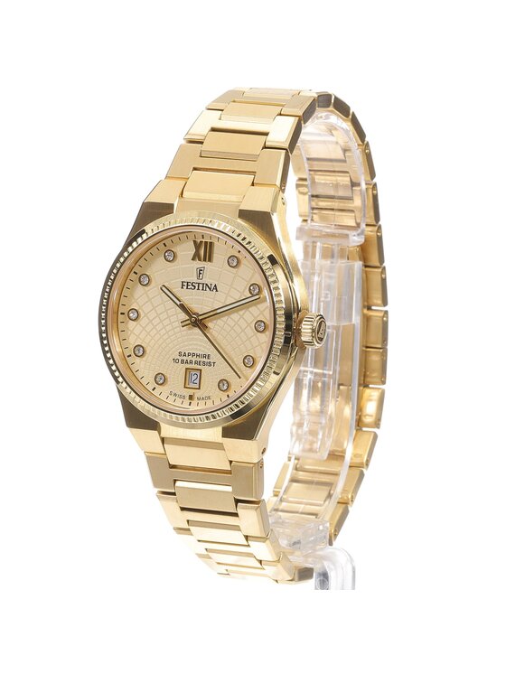 Festina Festina Ρολόι F20058-2 Χρυσό