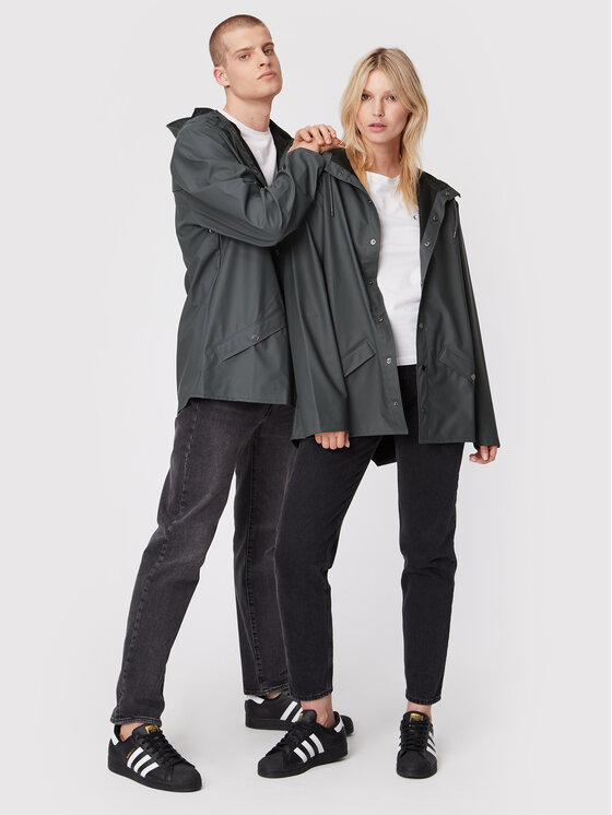 Rains Rains Vodootporna jakna Unisex 12010 Siva Regular Fit