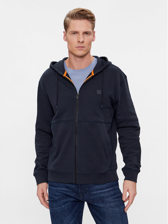 BOSS Boss Bluză Zetalky 50508578 Bleumarin Regular Fit