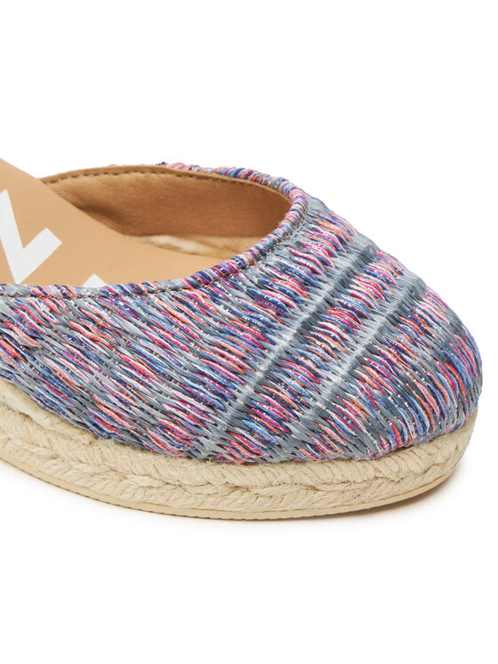 Manebi Manebi Espadryle Acapulco Low Wedge Espadrilles G 0.6 WL Fioletowy