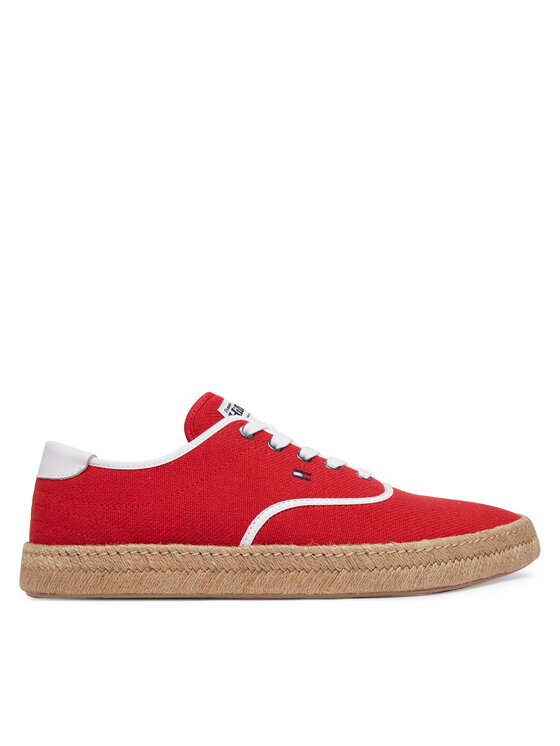 Tommy Hilfiger Espadrile Th Hi Vulc Core Jutte Canvas FM0FM05872 Roșu