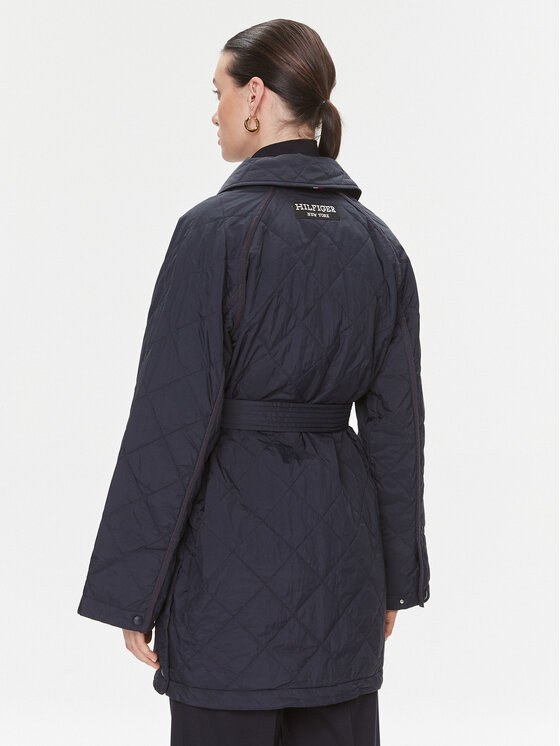 Tommy Hilfiger Tommy Hilfiger Prechodná bunda WW0WW40469 Tmavomodrá Relaxed Fit