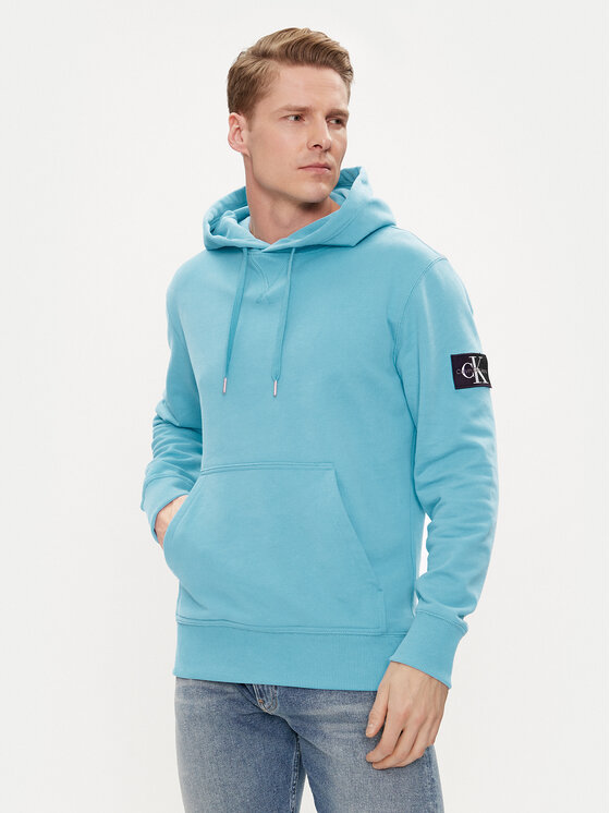 Felpa calvin klein azzurra 2025