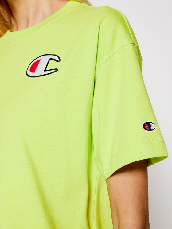 T-shirt C Patch 112651 Giallo Custom Fit