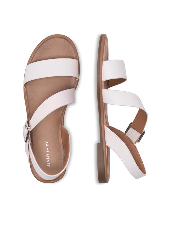 JENNY JENNY Sandale DARI WS250723-3 Alb