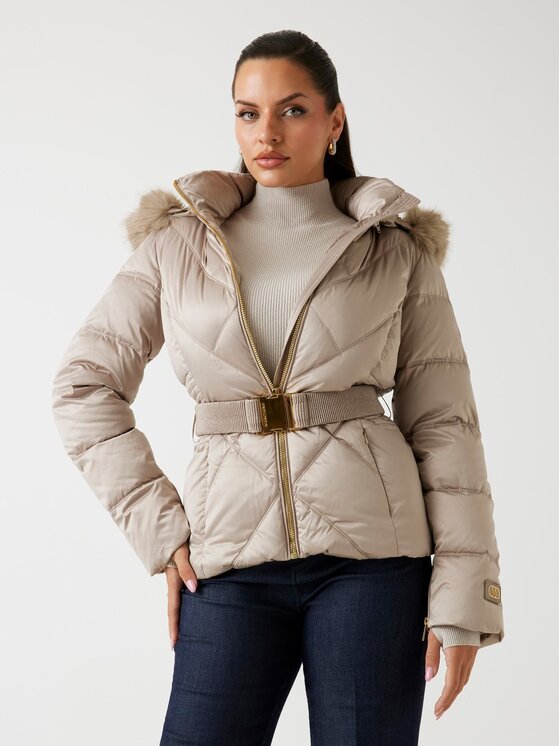 Marciano Guess Marciano Guess Преходно яке 179099 Бежов Classic Fit