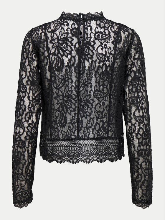 ONLY ONLY Halenka New Karo 15276400 Černá Regular Fit
