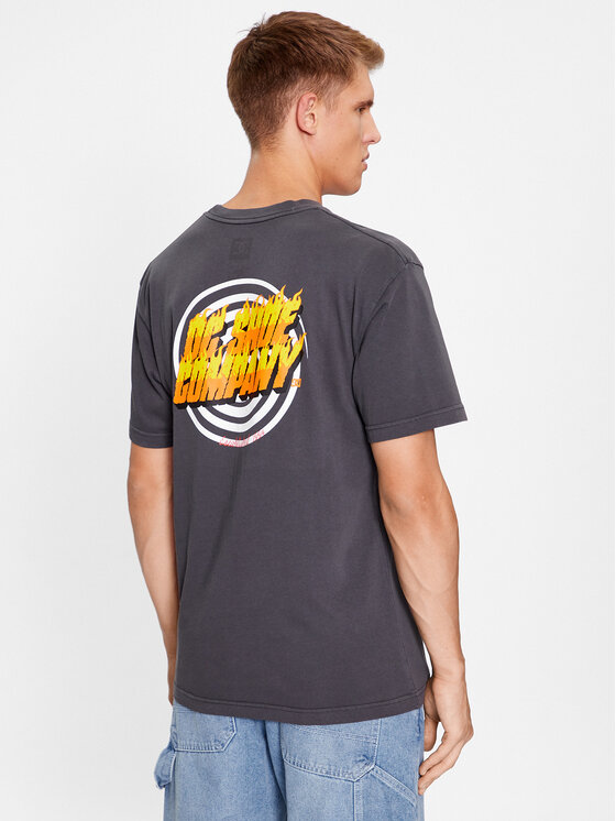 DC Shoes DC Shoes T-Shirt Burner Tees ADYZT05271 Černá Regular Fit
