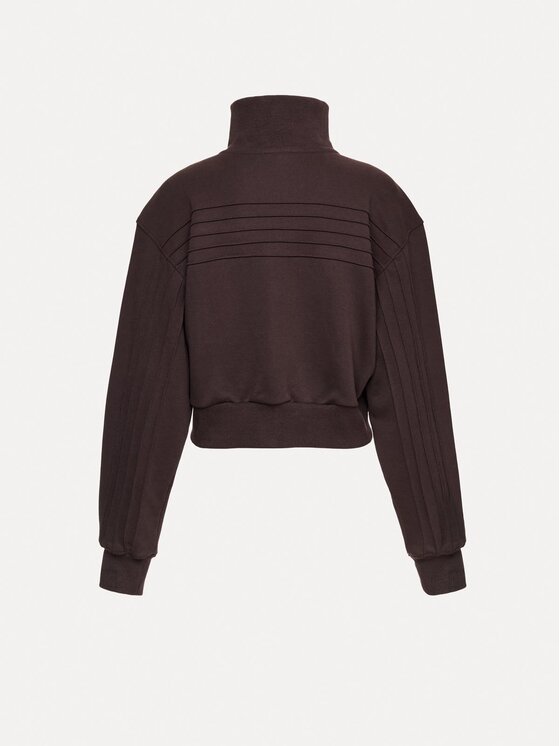 La Mania La Mania Bluza PIN Brązowy Basic Fit