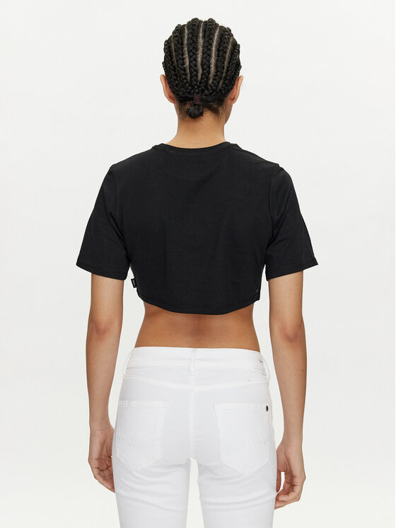 Vans Vans T-Shirt Flying V Crew Crop Ii VN000GFF Czarny Regular Fit